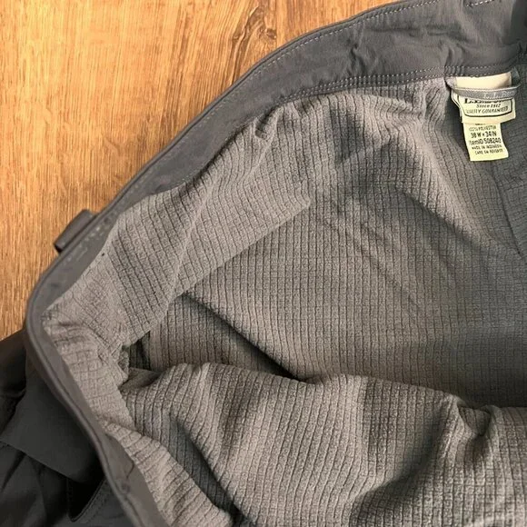 LL Bean Men's Cresta Hiking Pants, Standard Fit, Fleece-Lined Gray Sz 38 - Picture 10 of 12